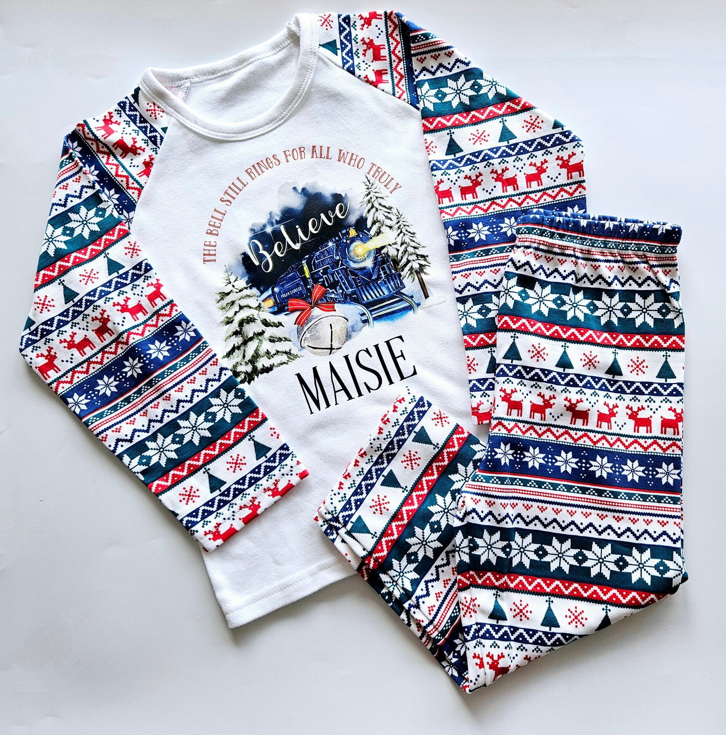 Ladies Polar Express Pyjamas