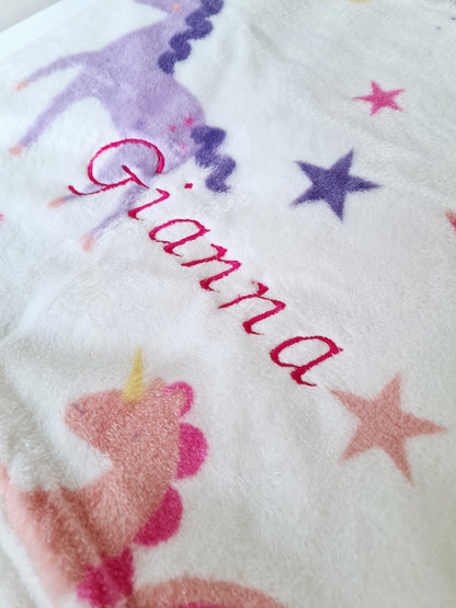 Large Unicorn Blanket