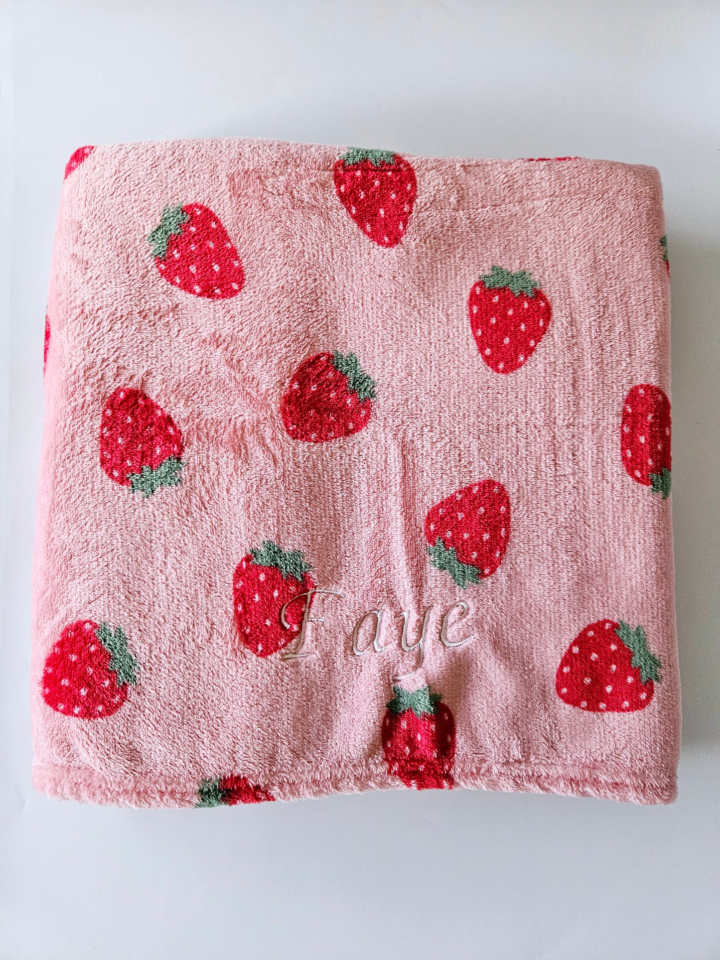 Large Strawberry Blanket