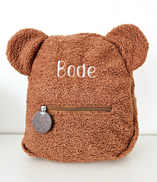 Tan Bear Backpack