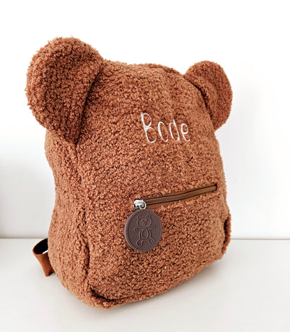 Tan Bear Backpack