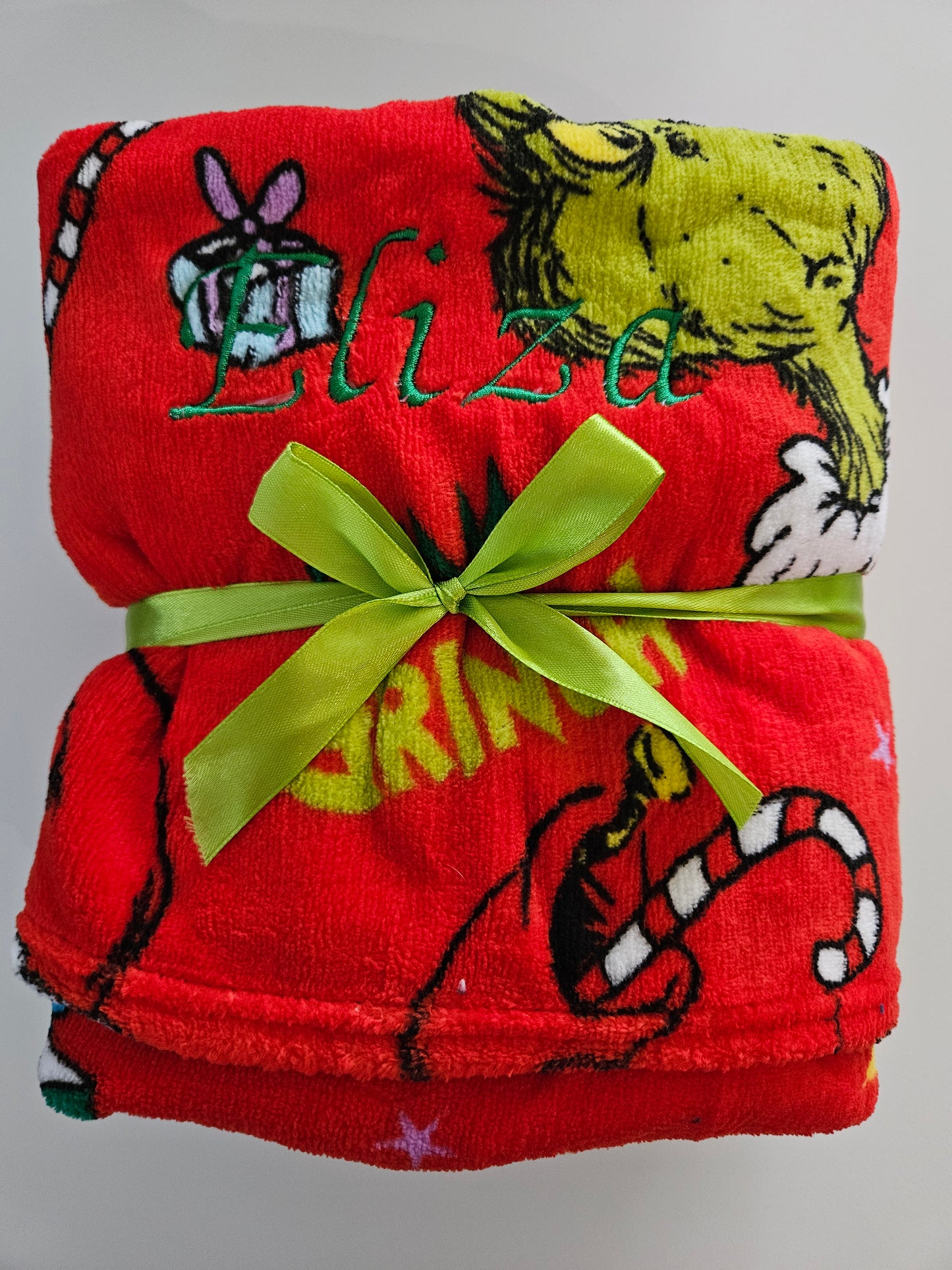 Large The Grinch Blanket