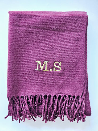 Initial Unisex Adults Scarf