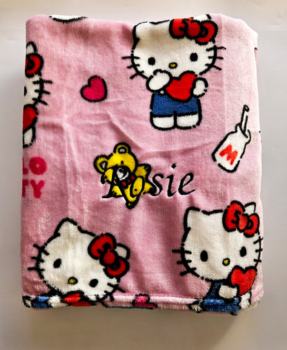 Large Hello Kitty Blanket
