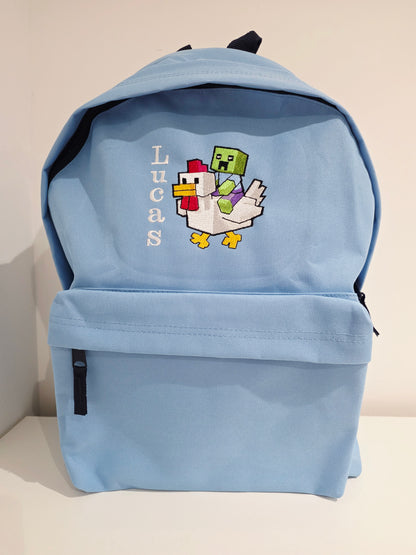 Minecraft chicken jockey Backpack