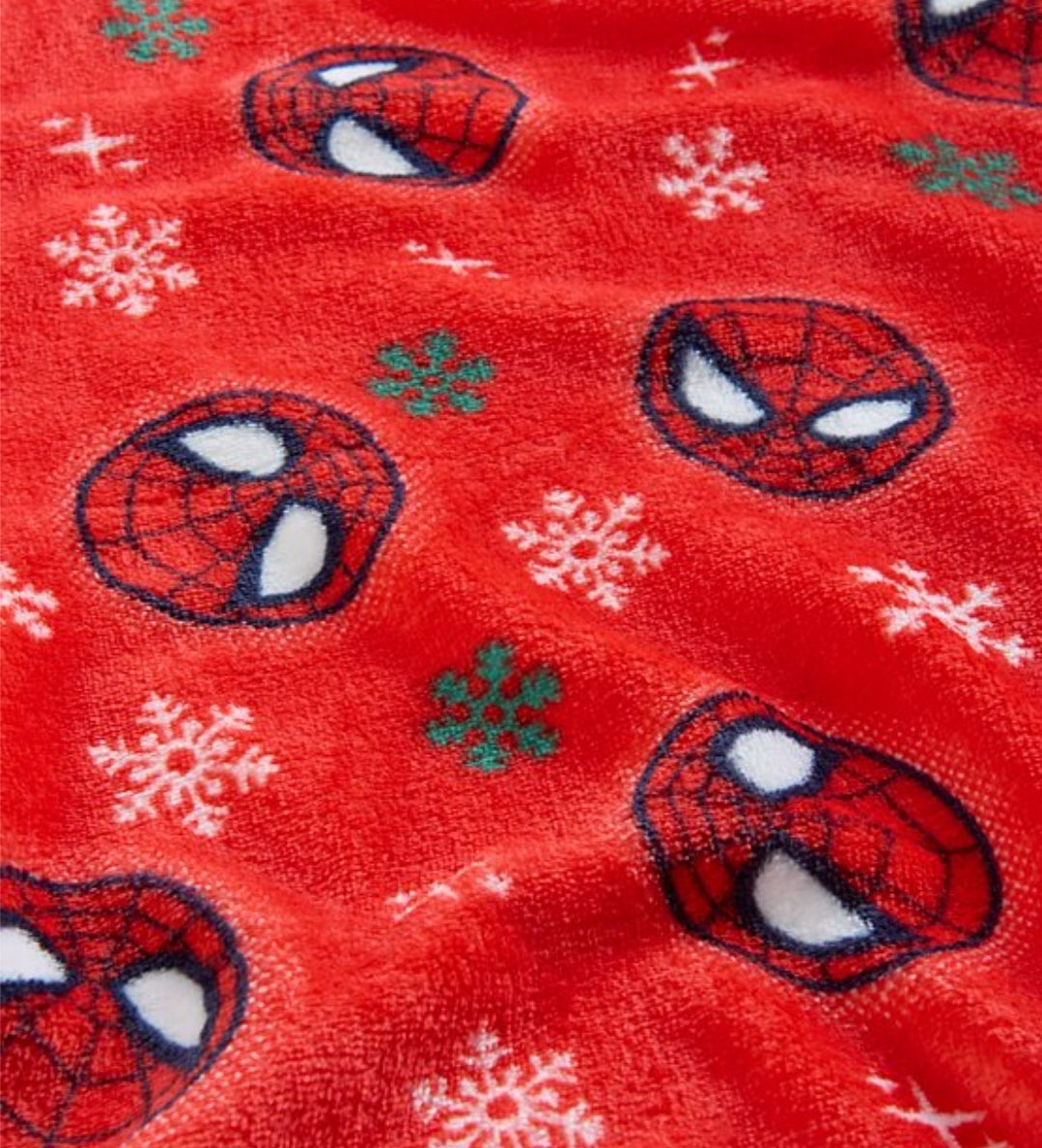 Large Christmas Spider Man Blanket