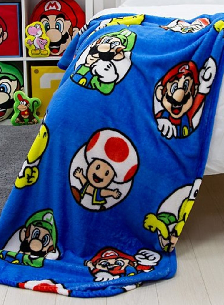 Large Mario Blanket