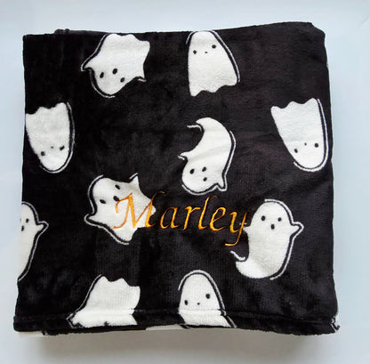 Ghost Halloween Blanket
