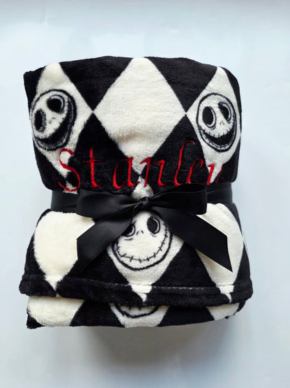Jack Skeleton Blanket