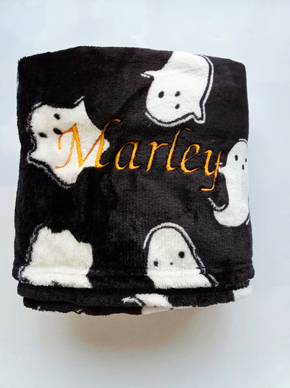 Ghost Halloween Blanket