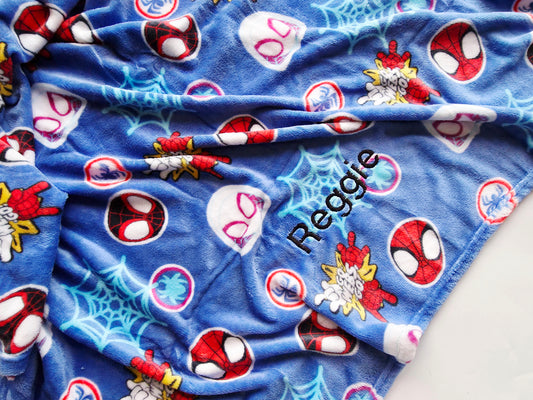 Large Spidey Blanket