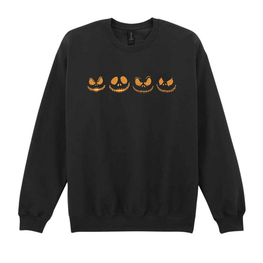 Kids Halloween Face Sweatshirt/Hoodie