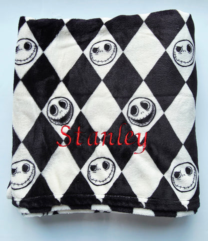 Jack Skeleton Blanket