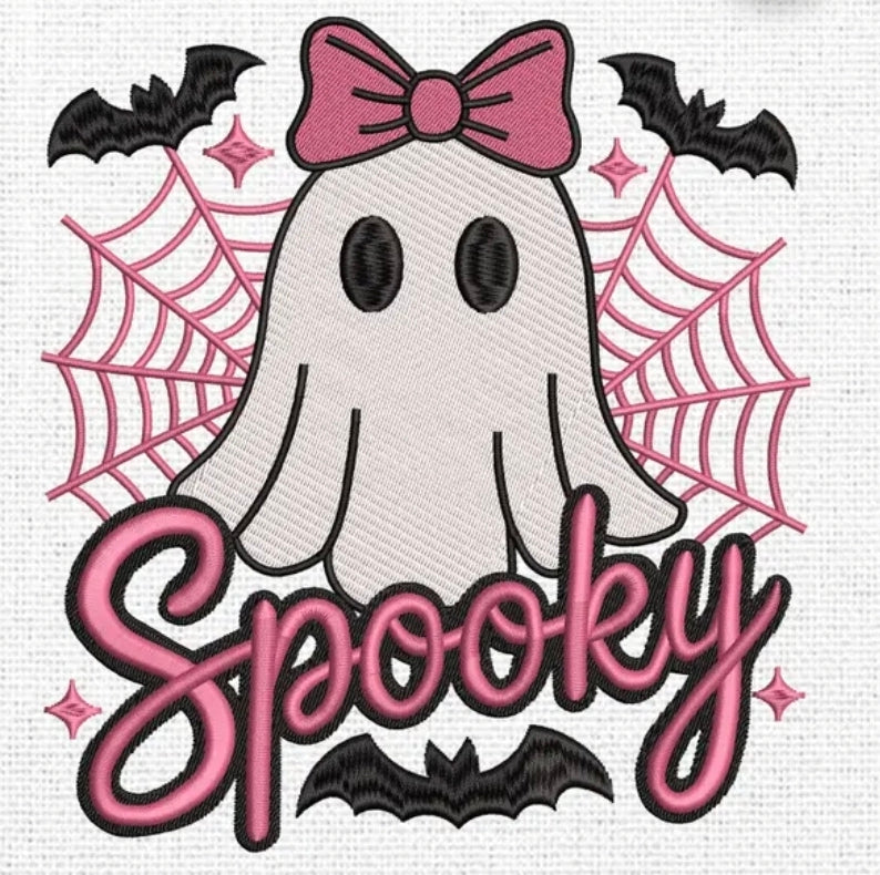 Ladies Spooky Ghost Sweatshirt/hoodie