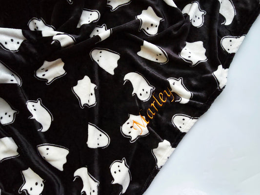 Ghost Halloween Blanket